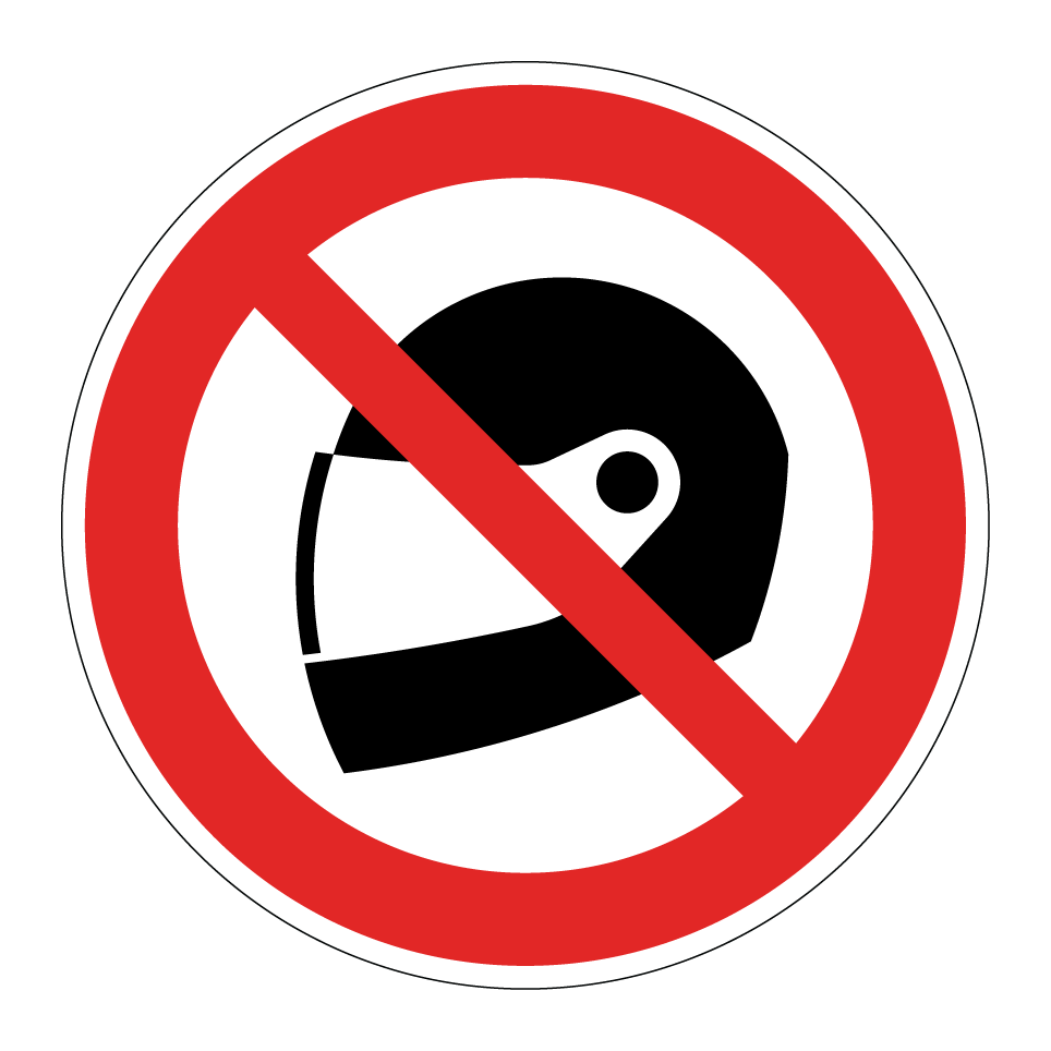 No helmets