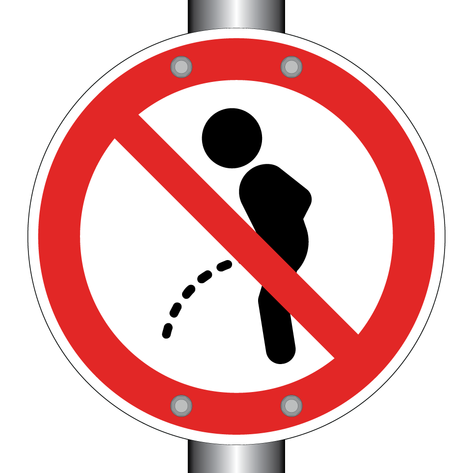 Interdiction d’uriner
