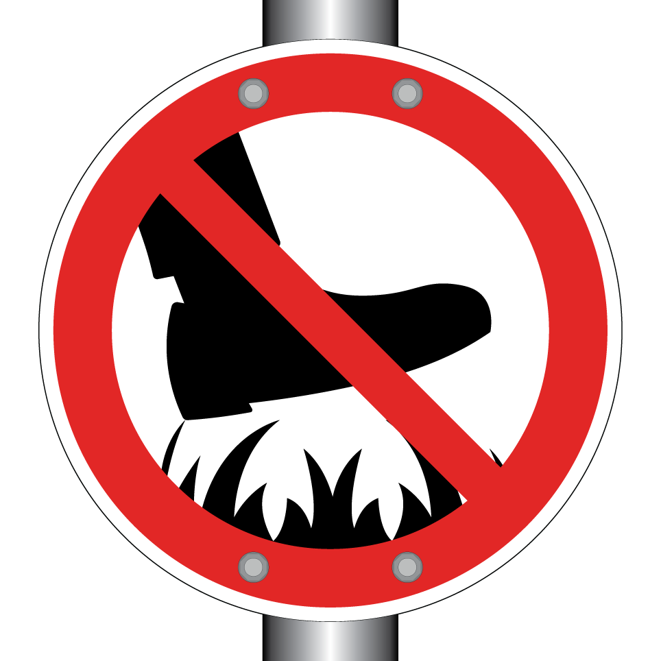 Do not walk on grass
