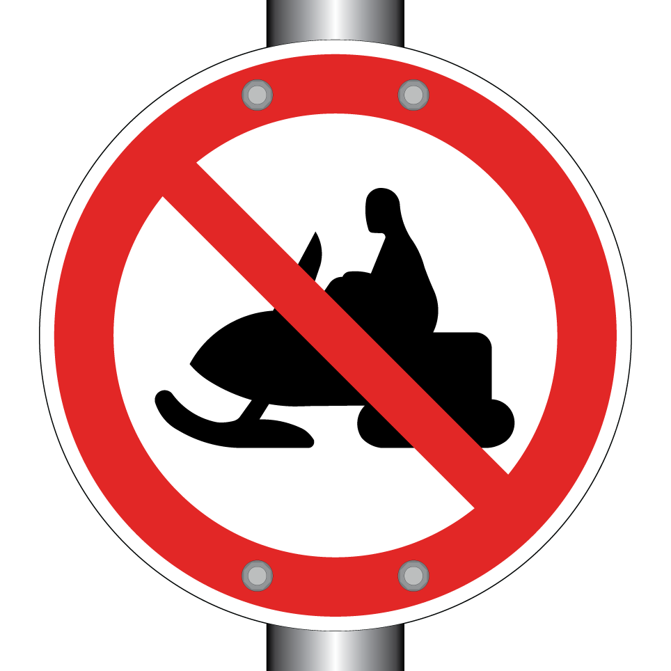 No snowmobiles