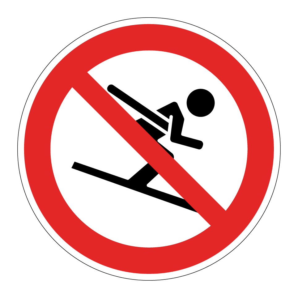 Ski interdit