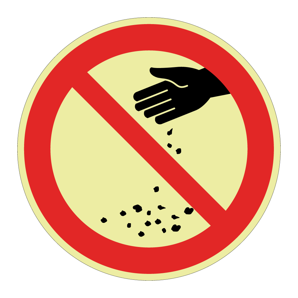 No feeding animals