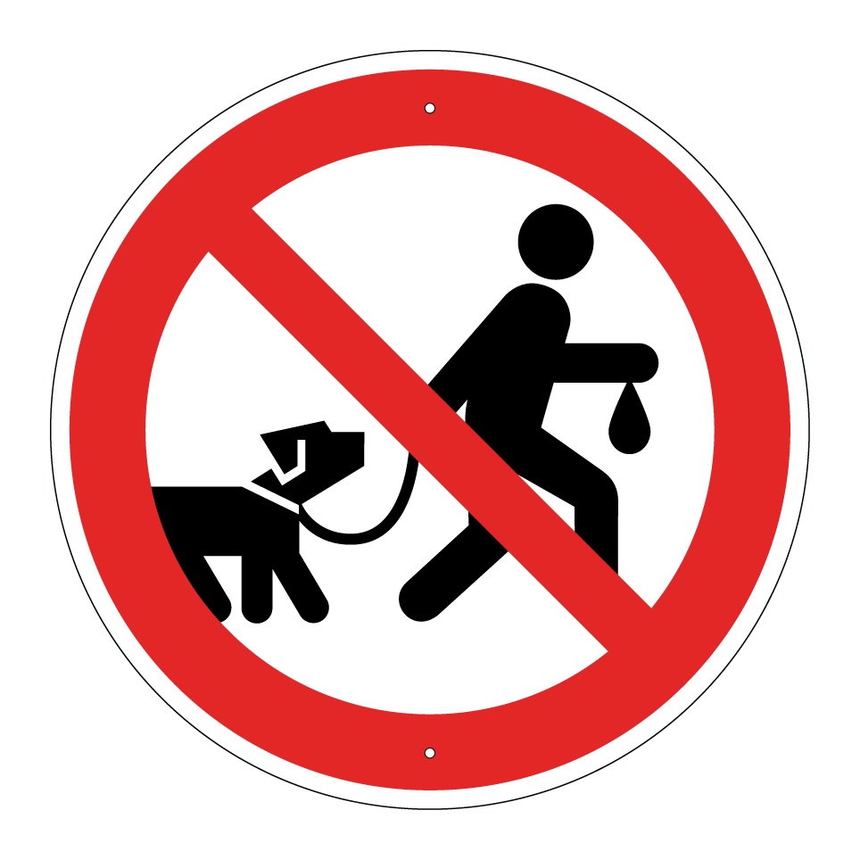 Prohibido pasear perros