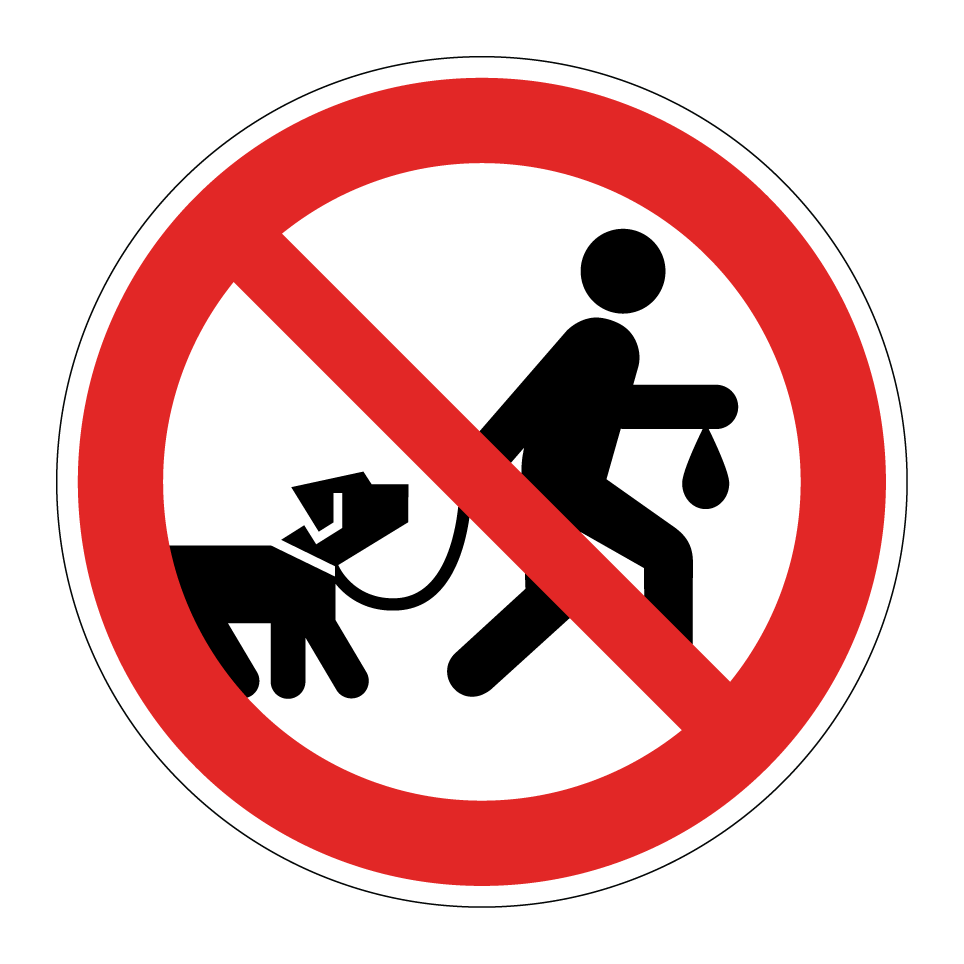 Prohibido pasear perros