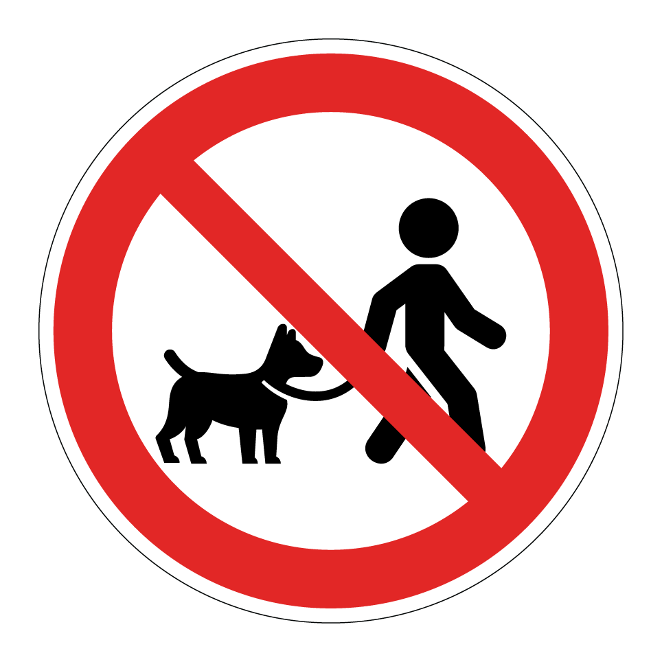 No dog walking