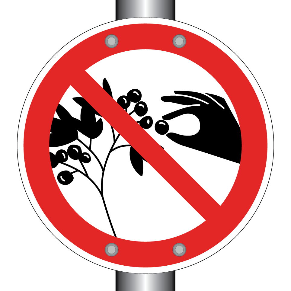 No picking berries