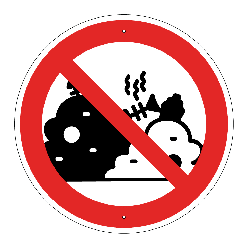 No dumping garbage