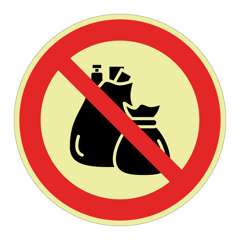 No garbage bags
