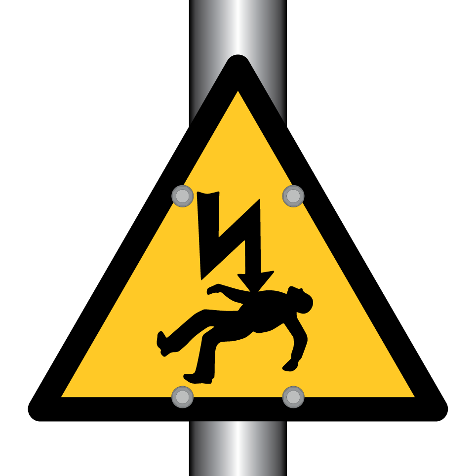 Avertissement risque de choc électrique