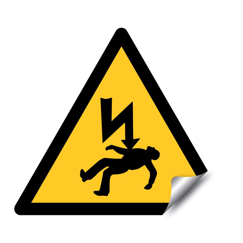 Avertissement risque de choc électrique