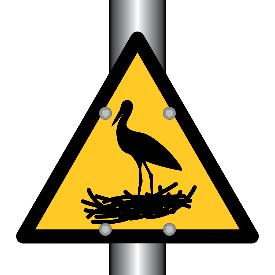 Warning nesting birds