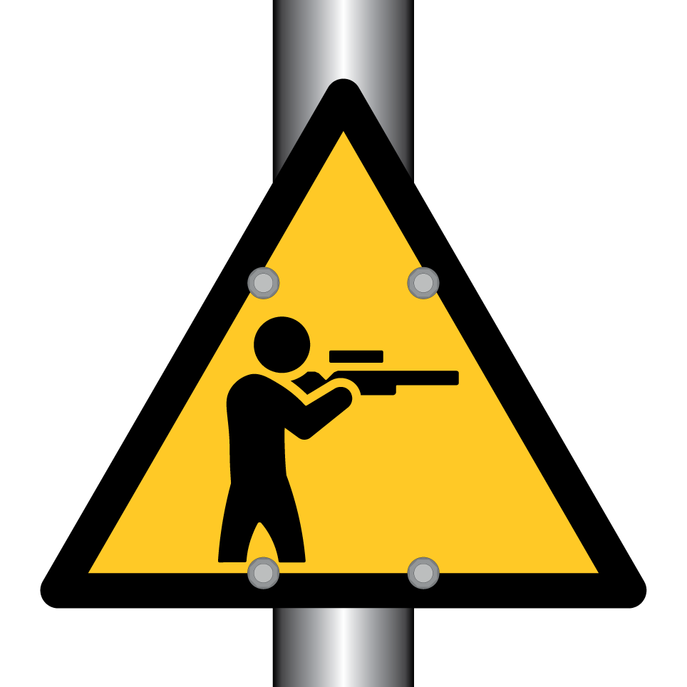 Warning shooting/firearms hazard
