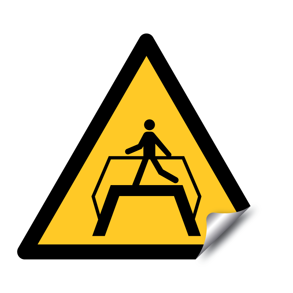 Warning pedestrian bridge