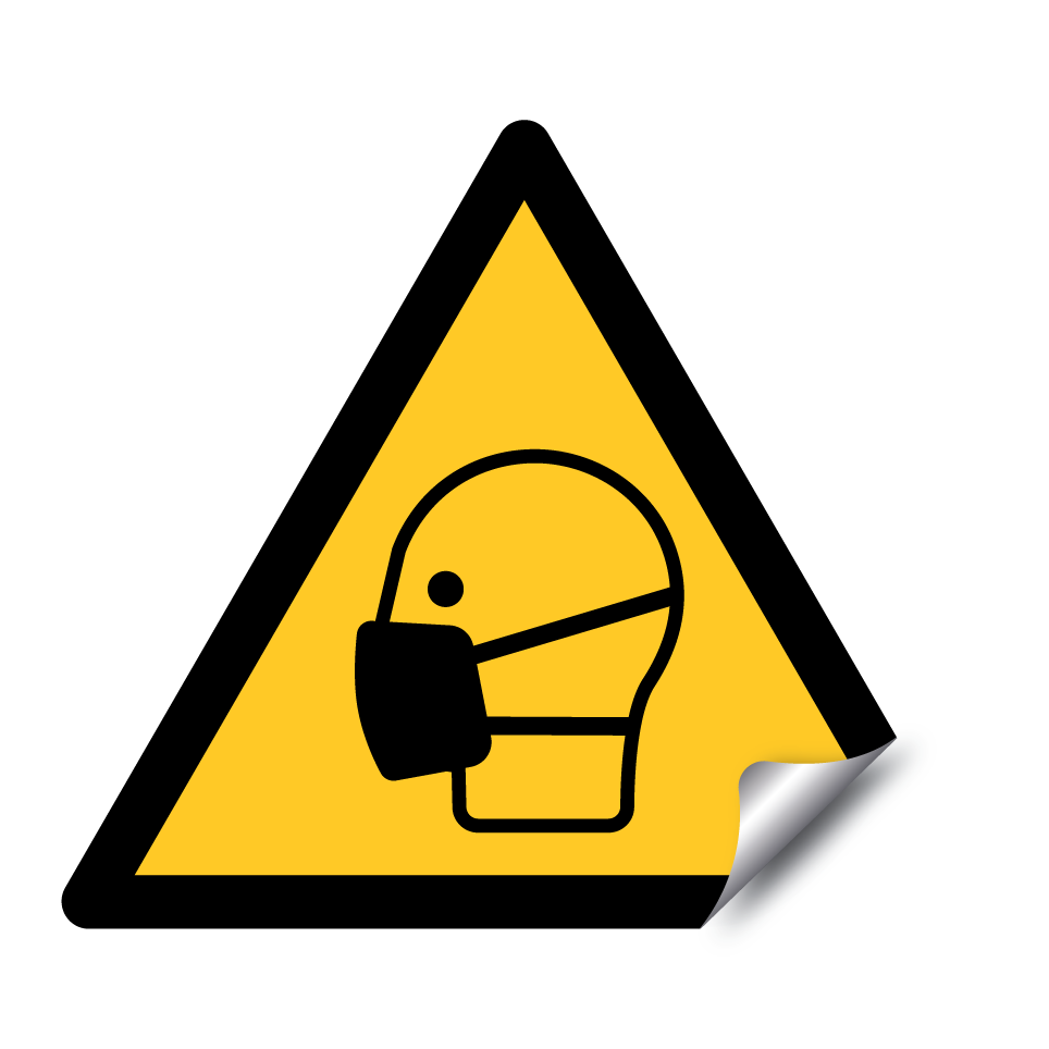 Warning use mask protection
