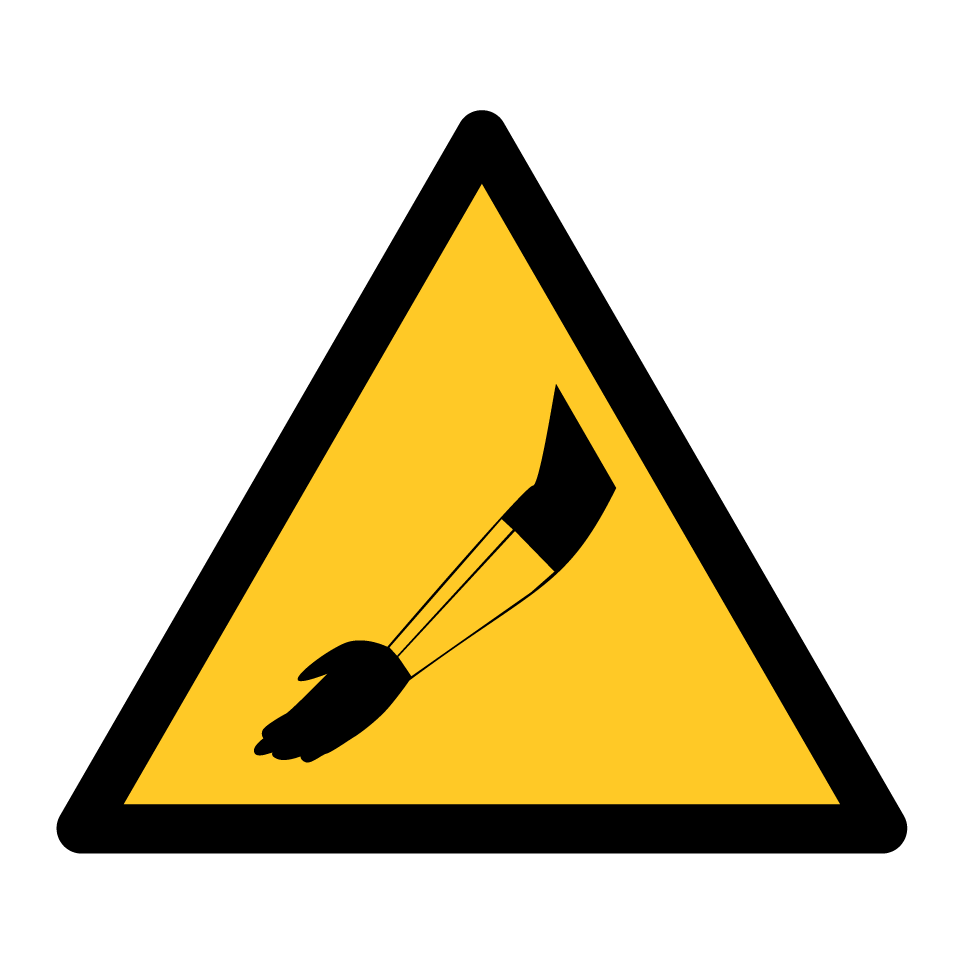 Warning protective forearm required